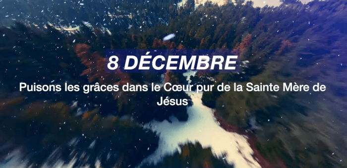 Avent - Jour 9 : Puisons les grâces dans le Cœur pur de la Sainte Mère de Jésus